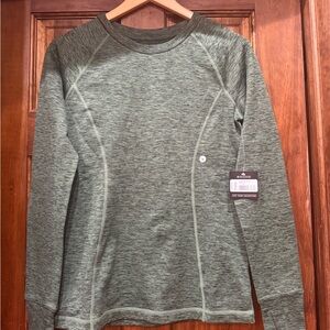 Eddie Bauer Women's Green Long Sleeve Tee